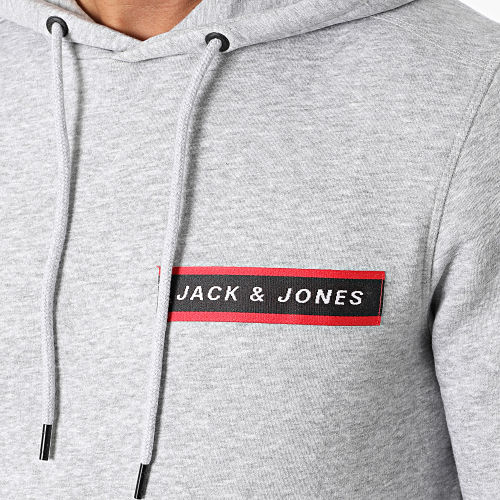 Sweat Capuche Xander Gris Chiné