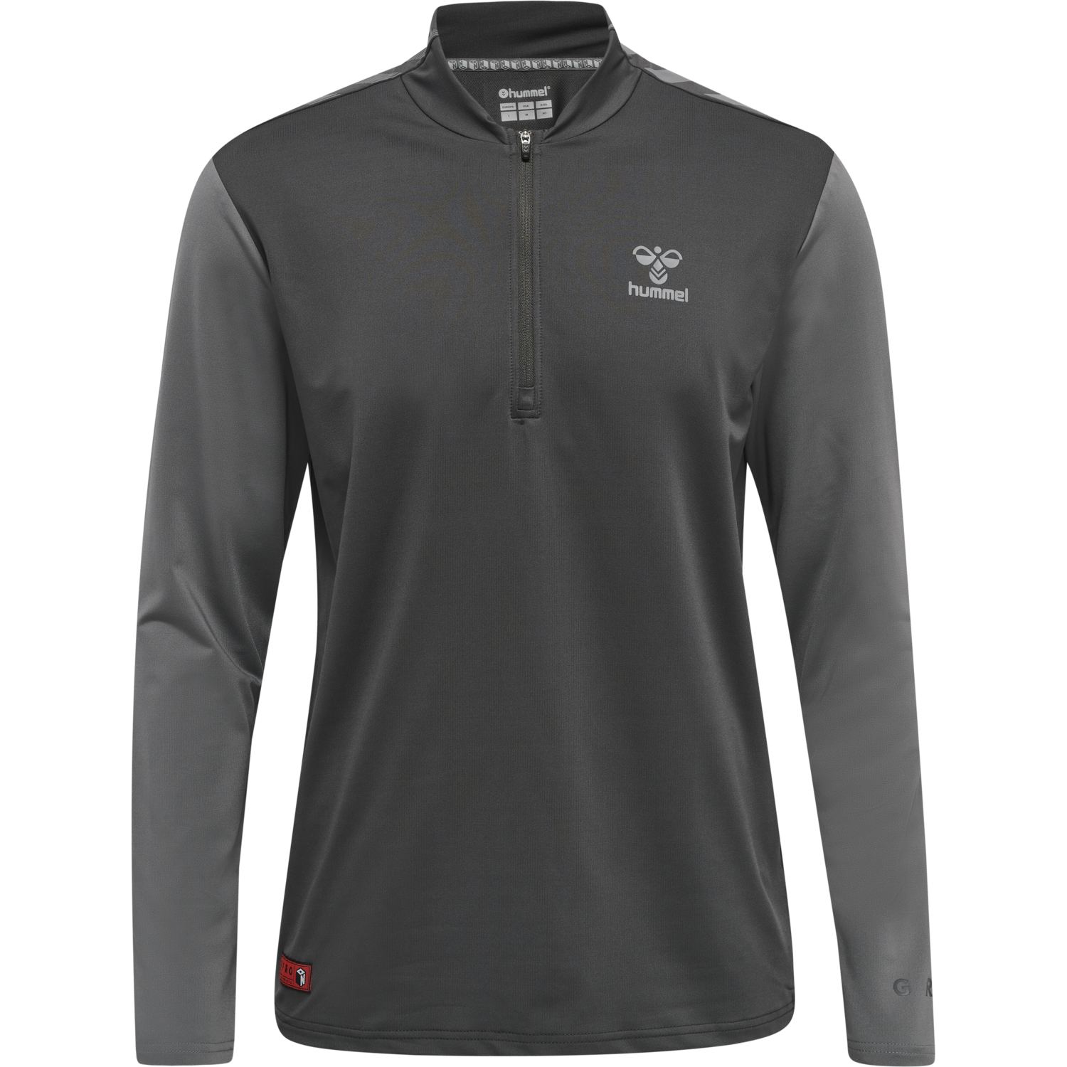 hmlPRO GRID HALF ZIP TRAINING L/S