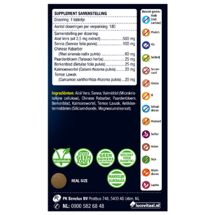 Lucovitaal Stoelgang Senna Tabletten 180TB