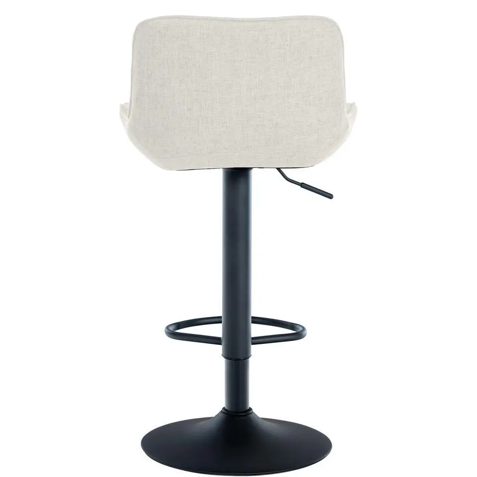 CLP Set van 2 Barkruk Minosa Stof - creme