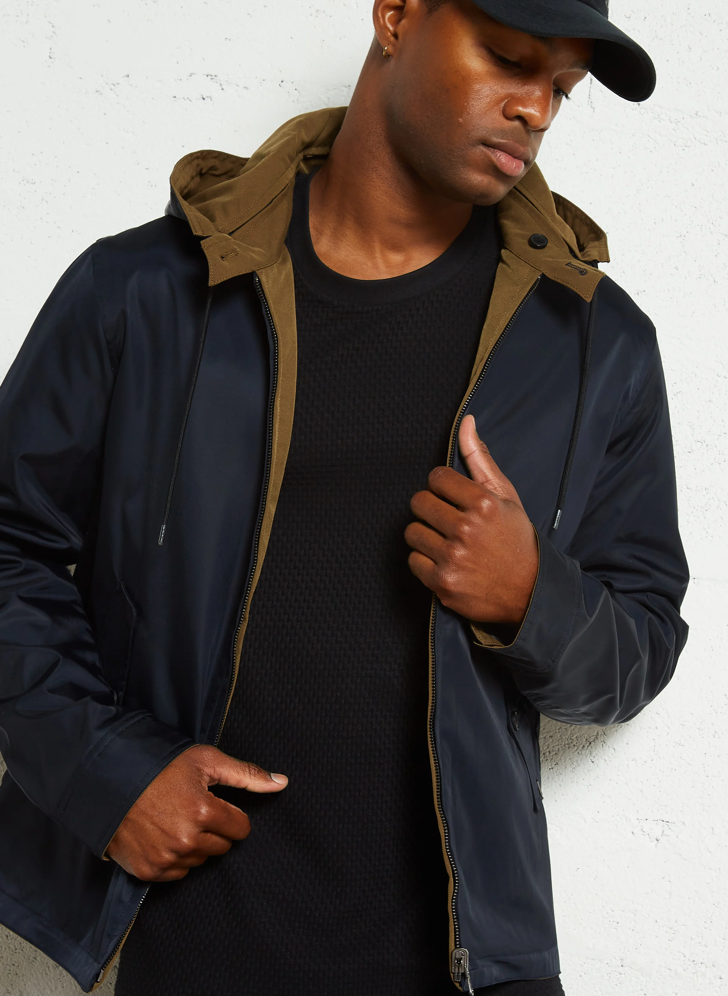 Blouson droit réversible | Bleu