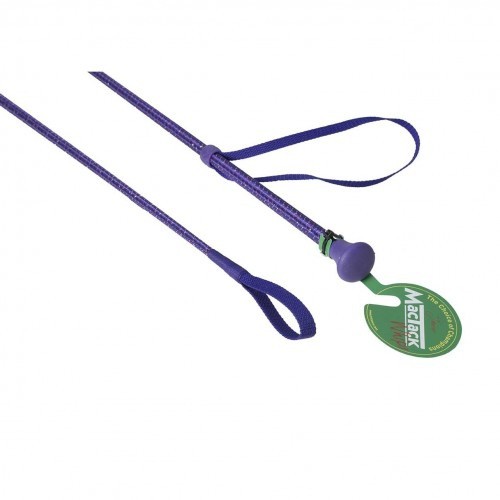 Chicote infantil para montaria com glitter, roxo vibrante