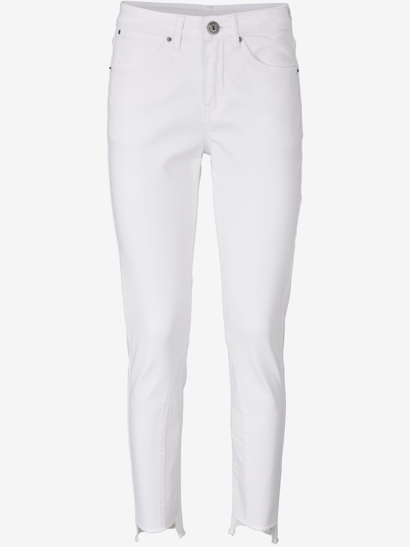 Jeans effet ventre plat longueur 7/8