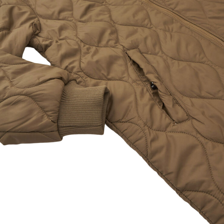 Etirel Sarah Quilted jakke Brun