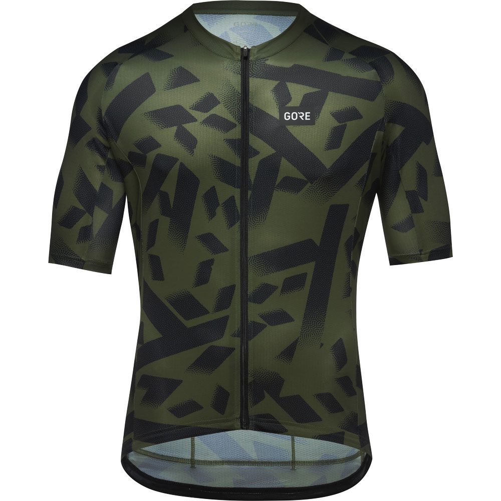 GOREWEAR Spirit Signal Camo Radtrikot Herren utility green black