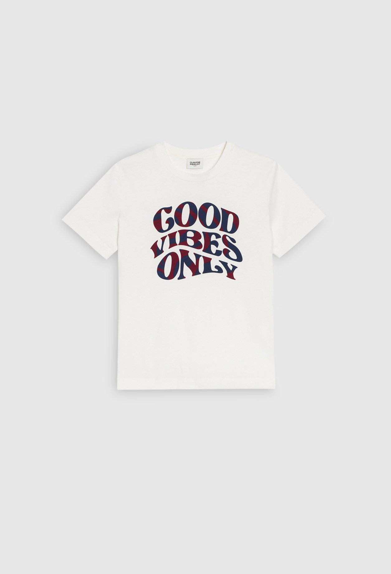 T-shirt blanc serigraphie coton