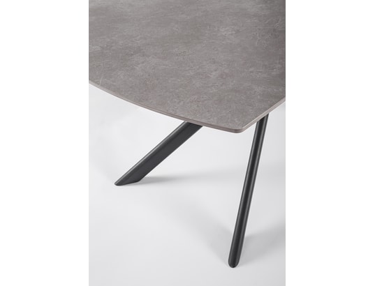 CONCEPT1 - Table de salle à manger Joakim noir 160/240 x 90 x h75 cm