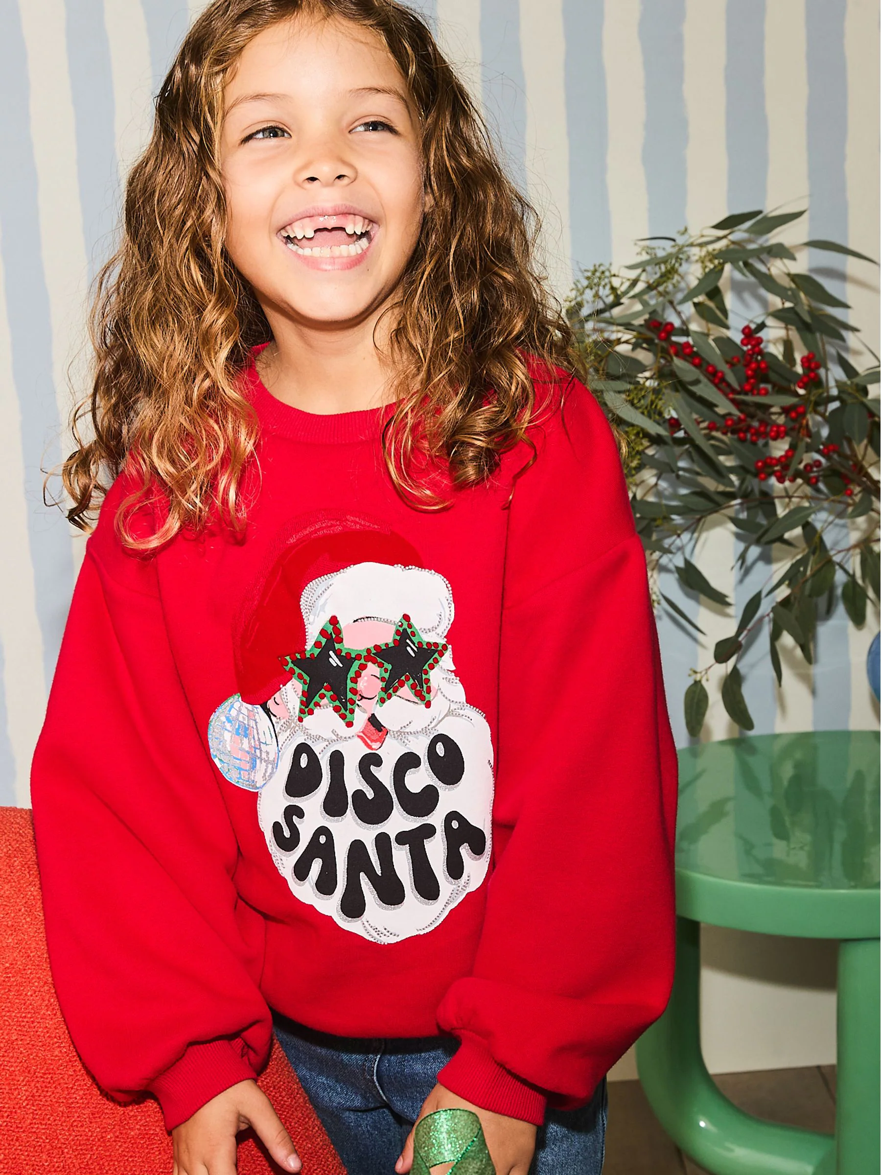 Eleanor Bowmer Disco Santa Sweatshirt