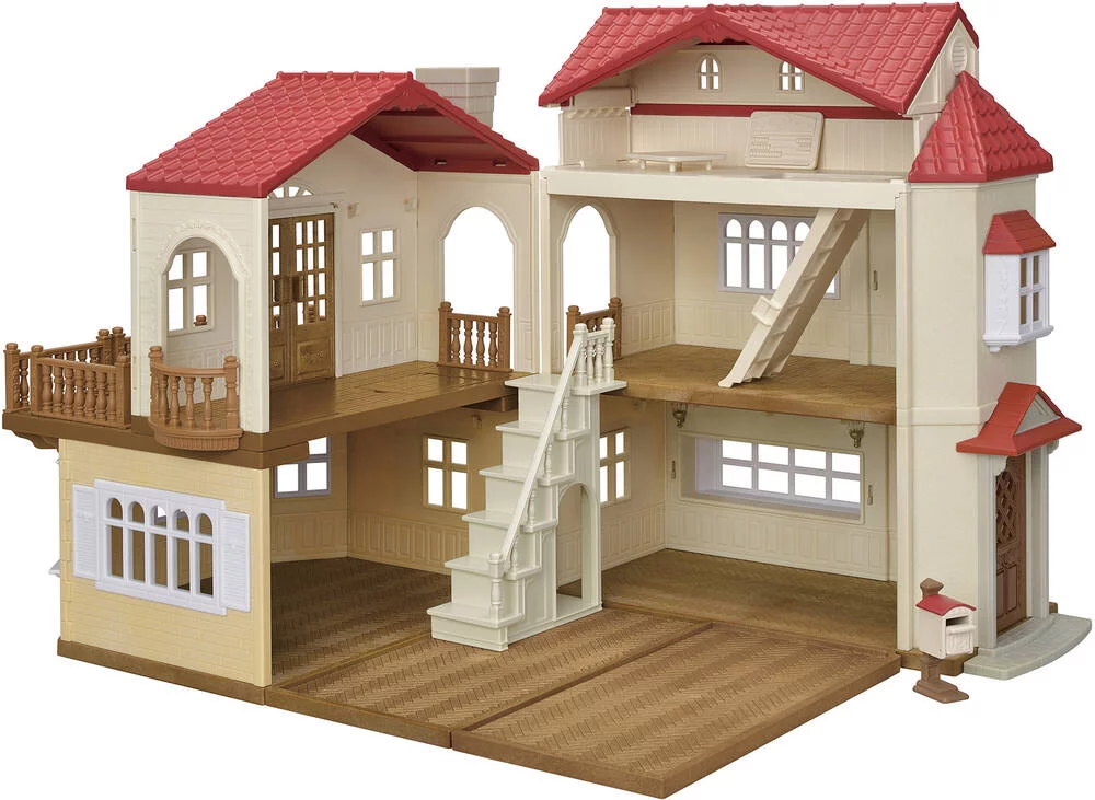 LA GRANDE MAISON ECLAIREE ET SA PIECE SECRETE - SYLVANIAN MAISON