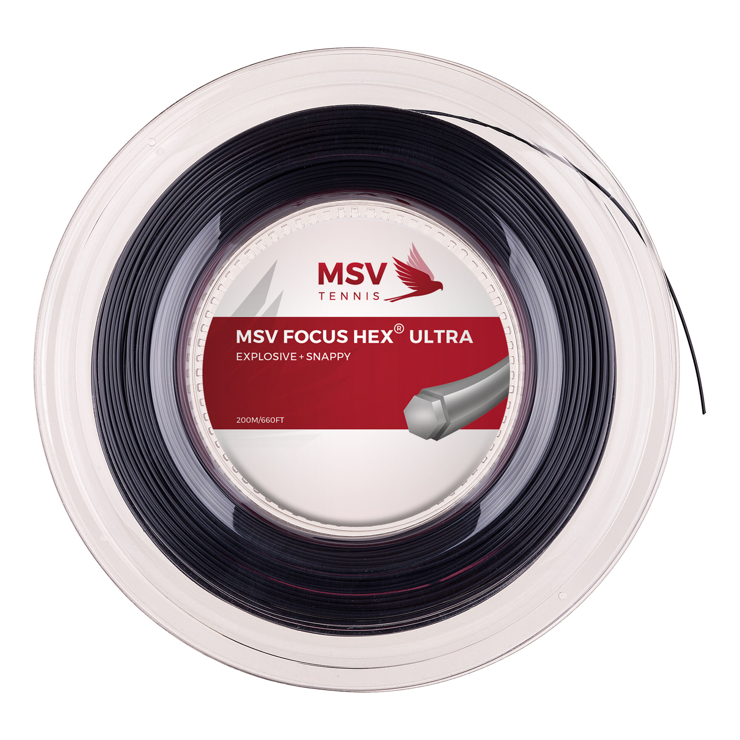 MSV Focus-HEX Ultra Bobine Cordage 200m - Noir