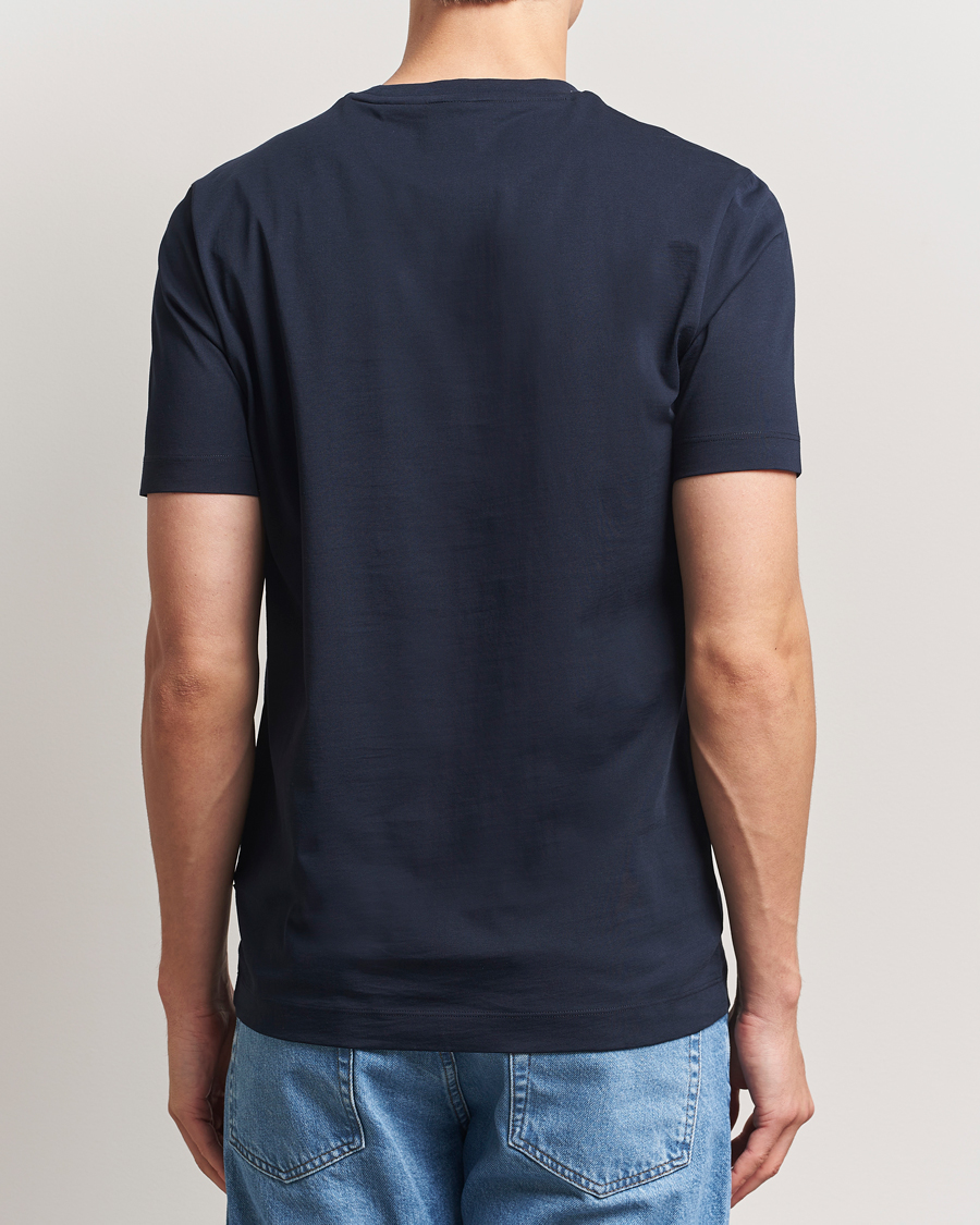 BOSS BLACK Thompson Crew Neck T-Shirt Dark Blue