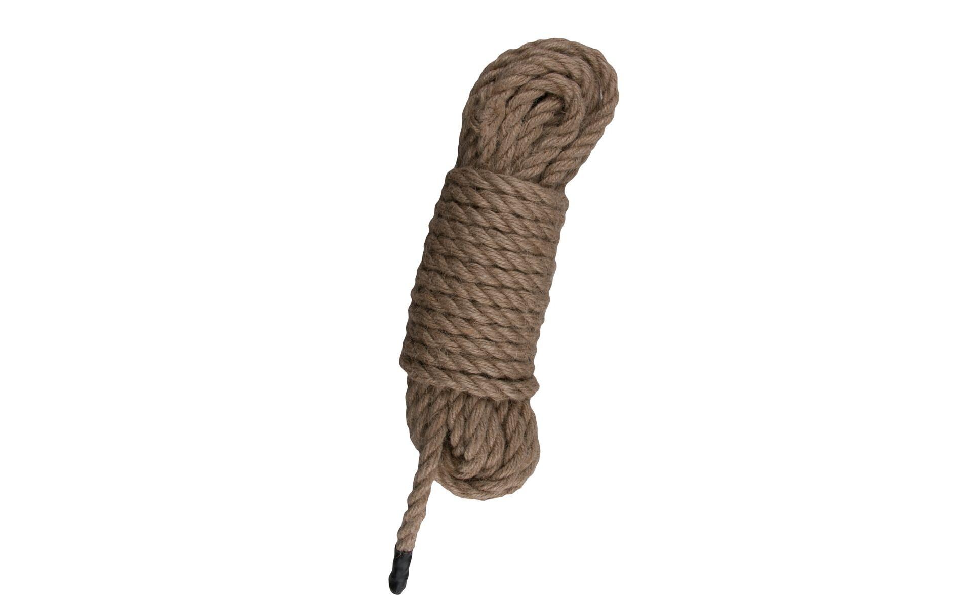 Hanf Bondage Seil Braun 10 mHochwertiges Hanfseil für erotische Fesselspiele