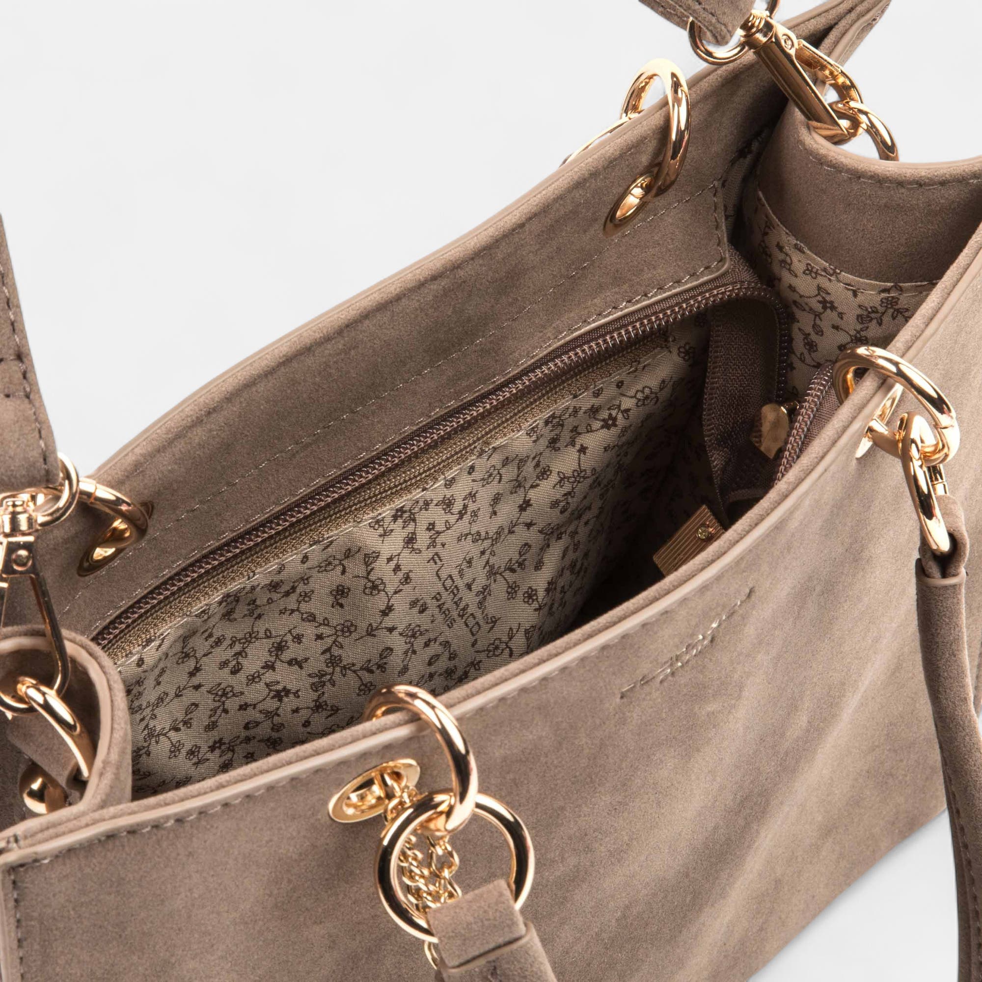 Sac à main taupe