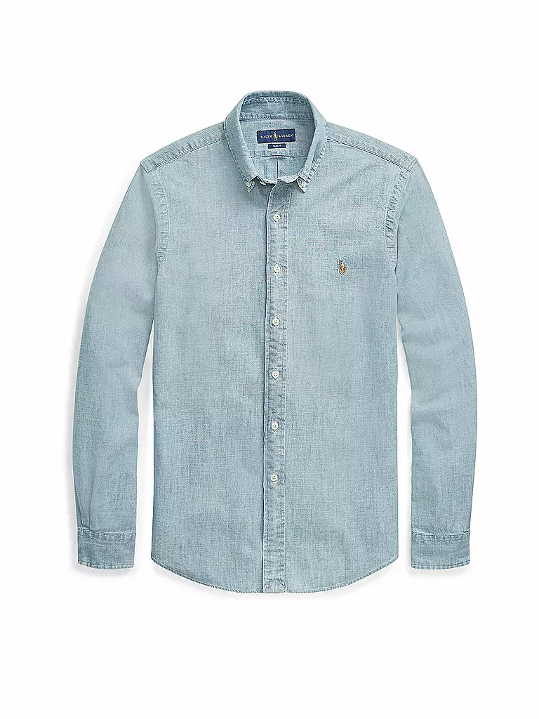 POLO RALPH LAUREN Hemd Slim Fit hellblau