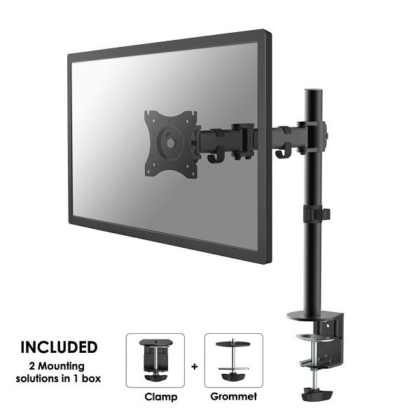 Neomounts NM-D135BLACK bureausteun voor flatscreen