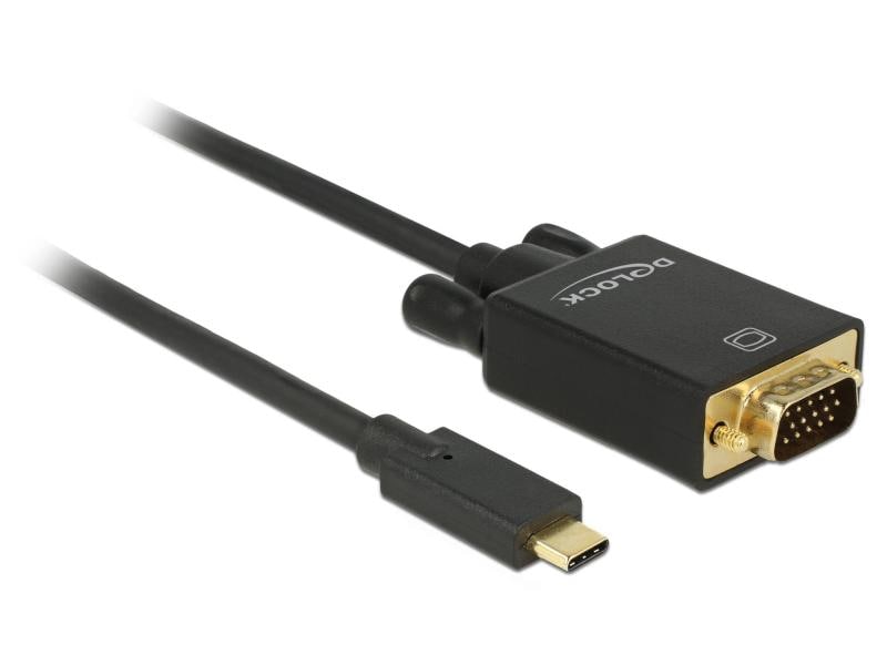 Delock Kabel USB Type-C - VGA, 1 m USB-C zu VGA Kabel