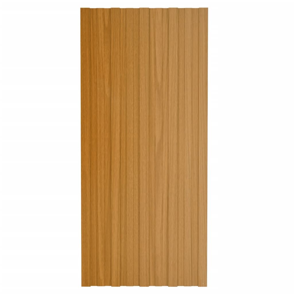 vidaXL Dakpanelen, 36 stuks, gegalvaniseerd staal, 100x45 cm