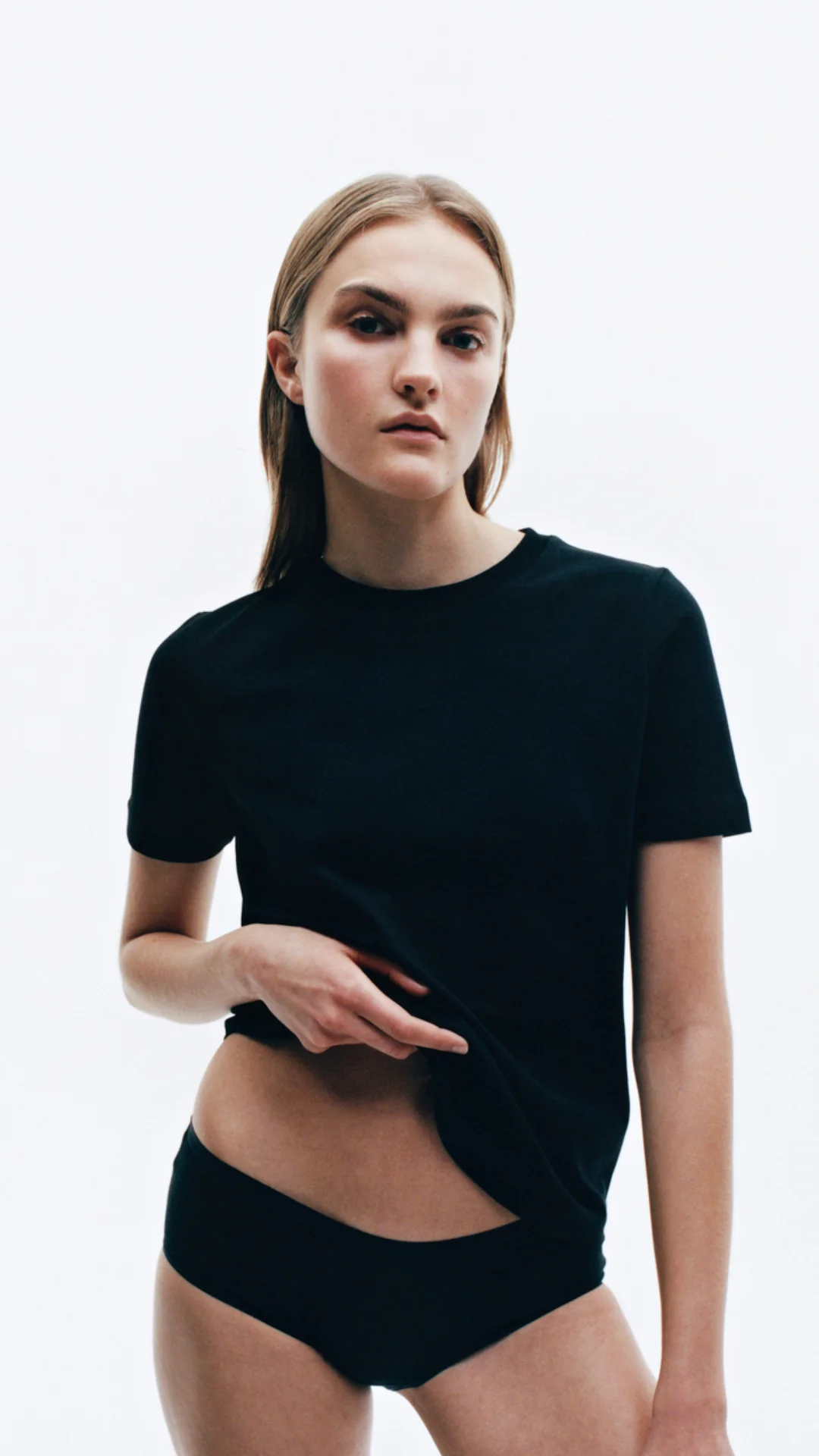 Samsøe Samsøe  Solly Solid t-shirt - sort