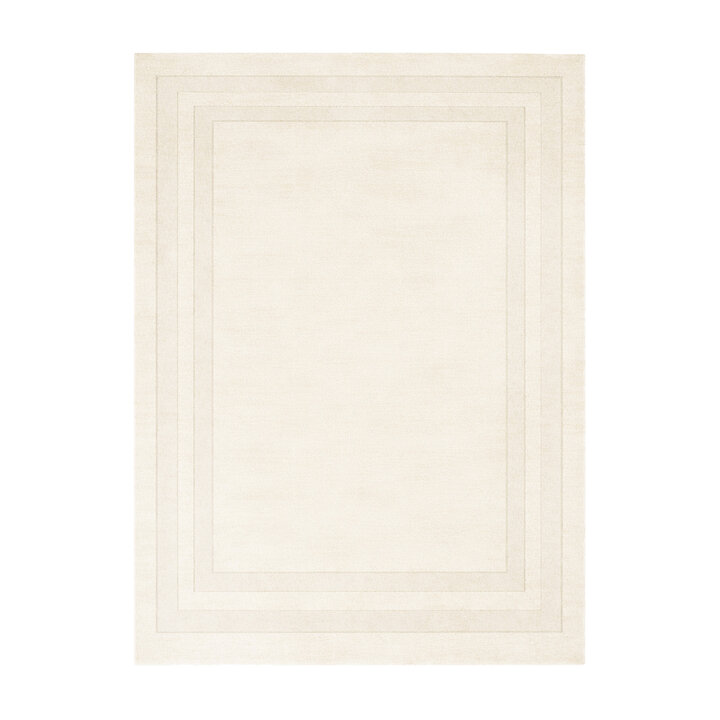 Wollen vloerkleed - Judith Border Creme