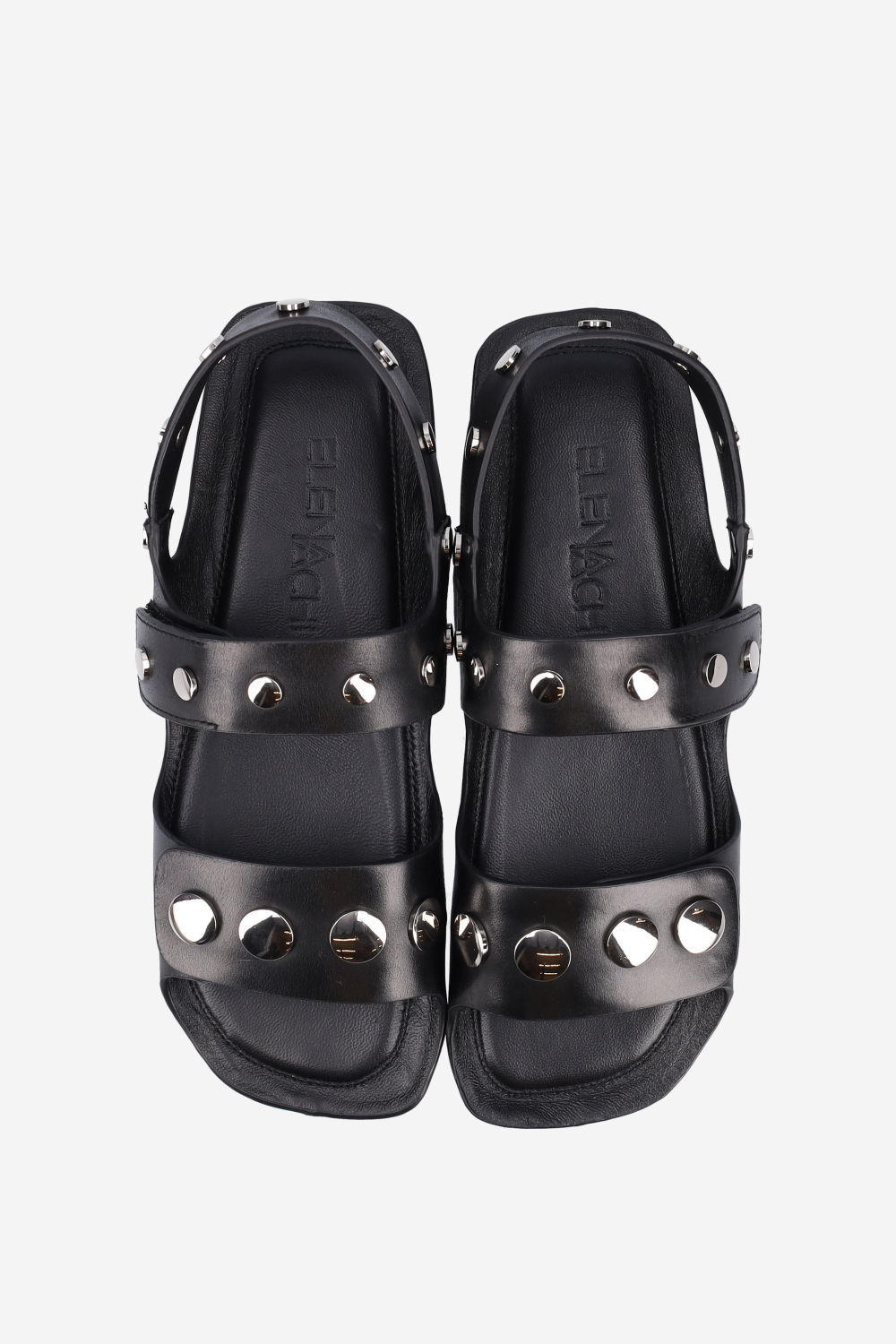 Studded leather sandals