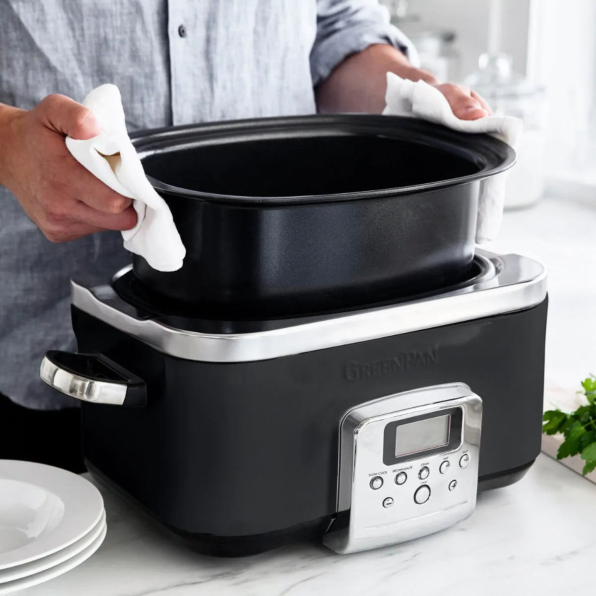 Greenpan Electricals Slow cooker 6L - Black