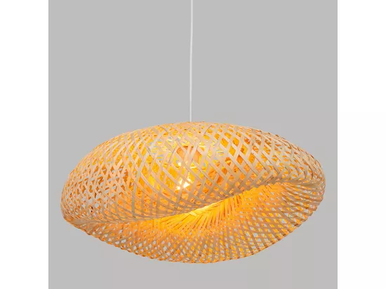 Luminaire Suspension en Bambou naturel L 51 cm