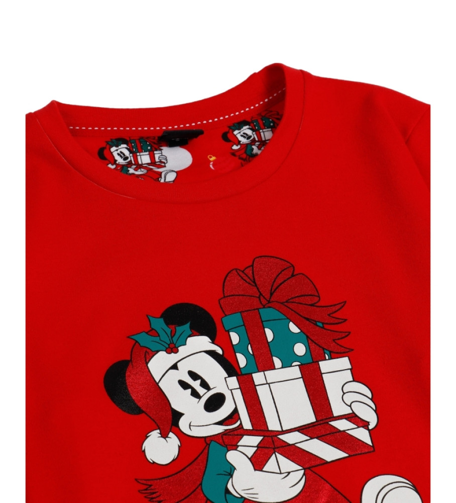 Pijama de manga comprida vermelho da Disney Holidays