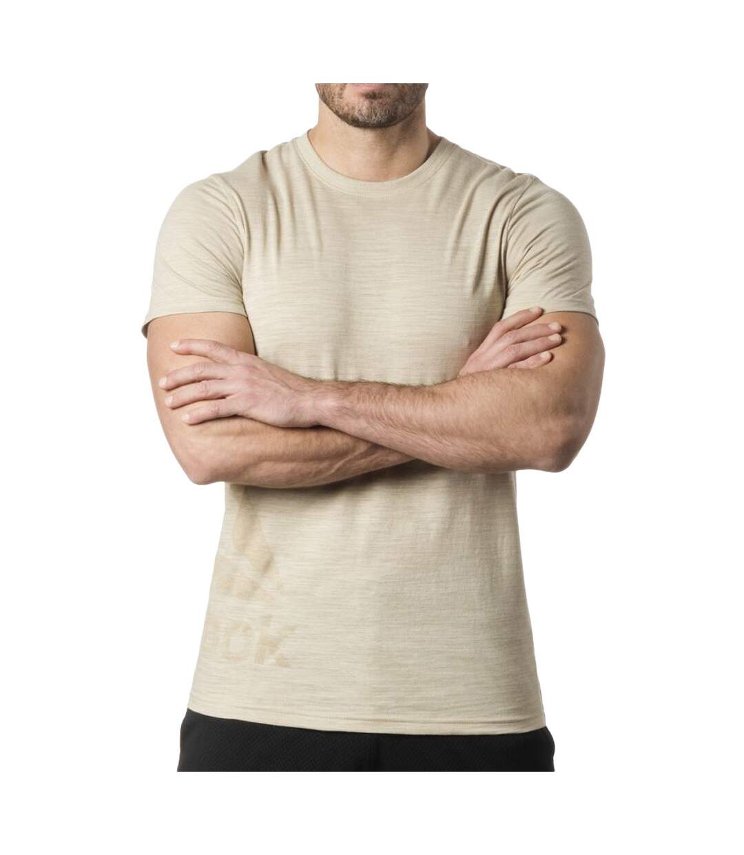 T-shirt Beige Homme Reebok Marble Group