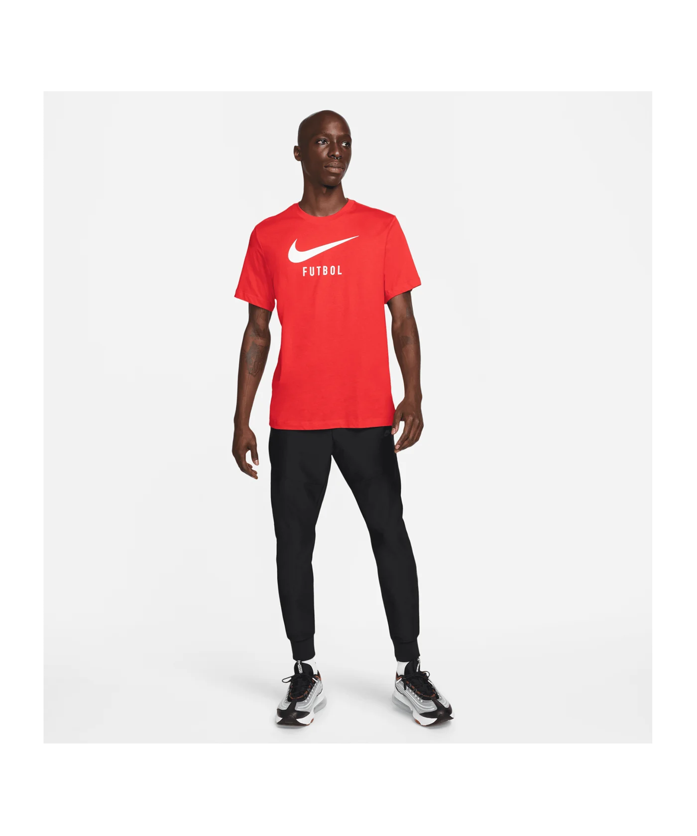 Nike Soccer T-Shirt Rot F658