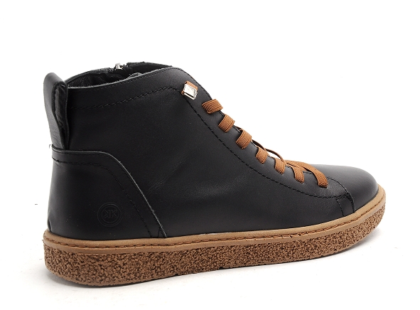Kokoon boots bottine plates femme faustine noir