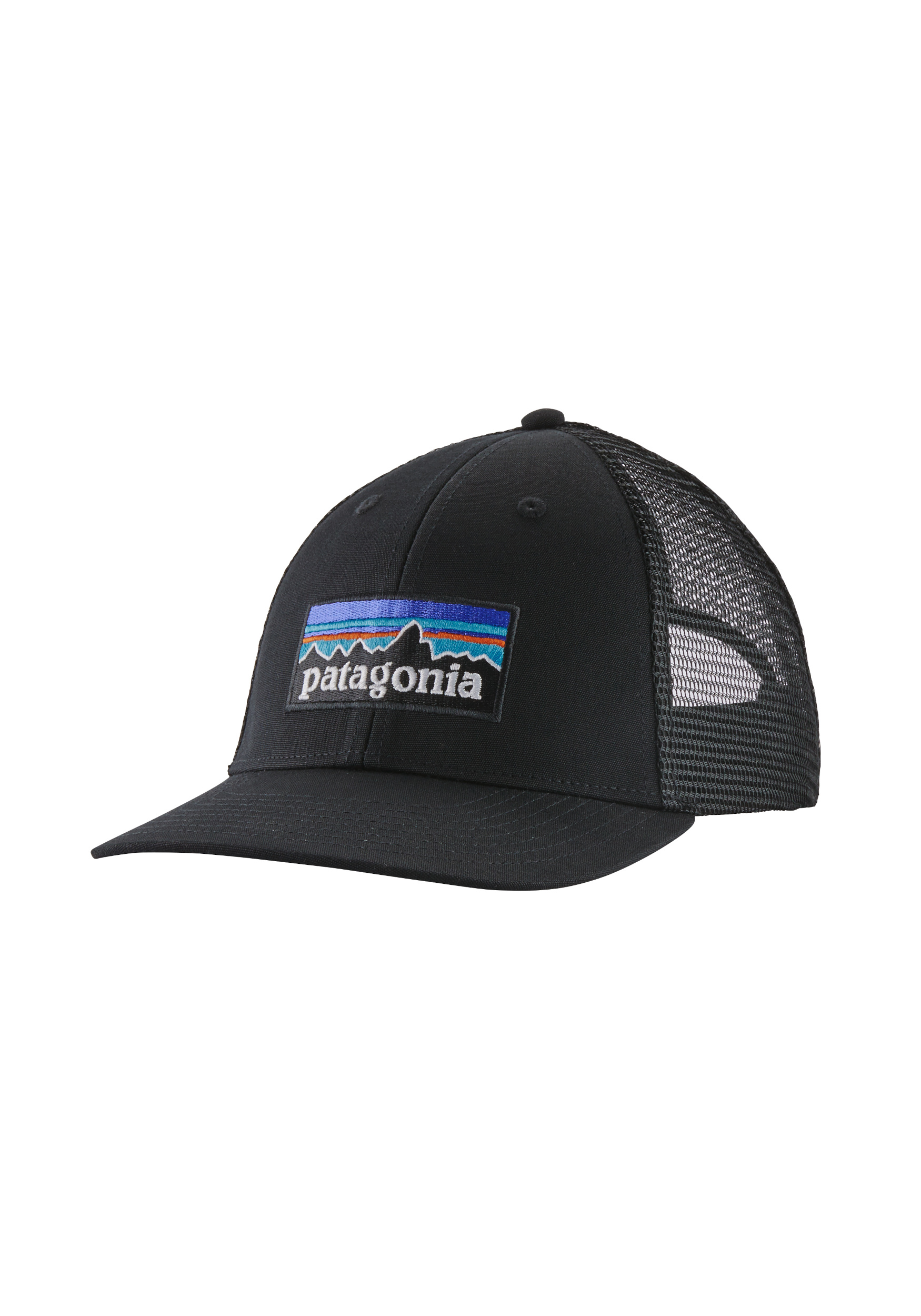 Patagonia Cap P-6 Logo LoPro Trucker Hat Black