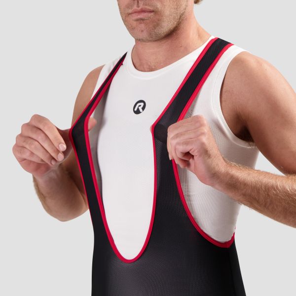 Rogelli Core Bib Cykelshorts, Black/Red