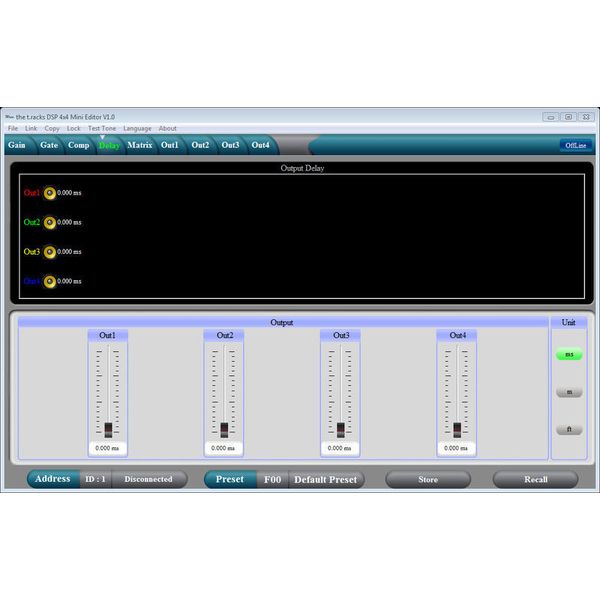 the t.racks DSP 4x4 Mini