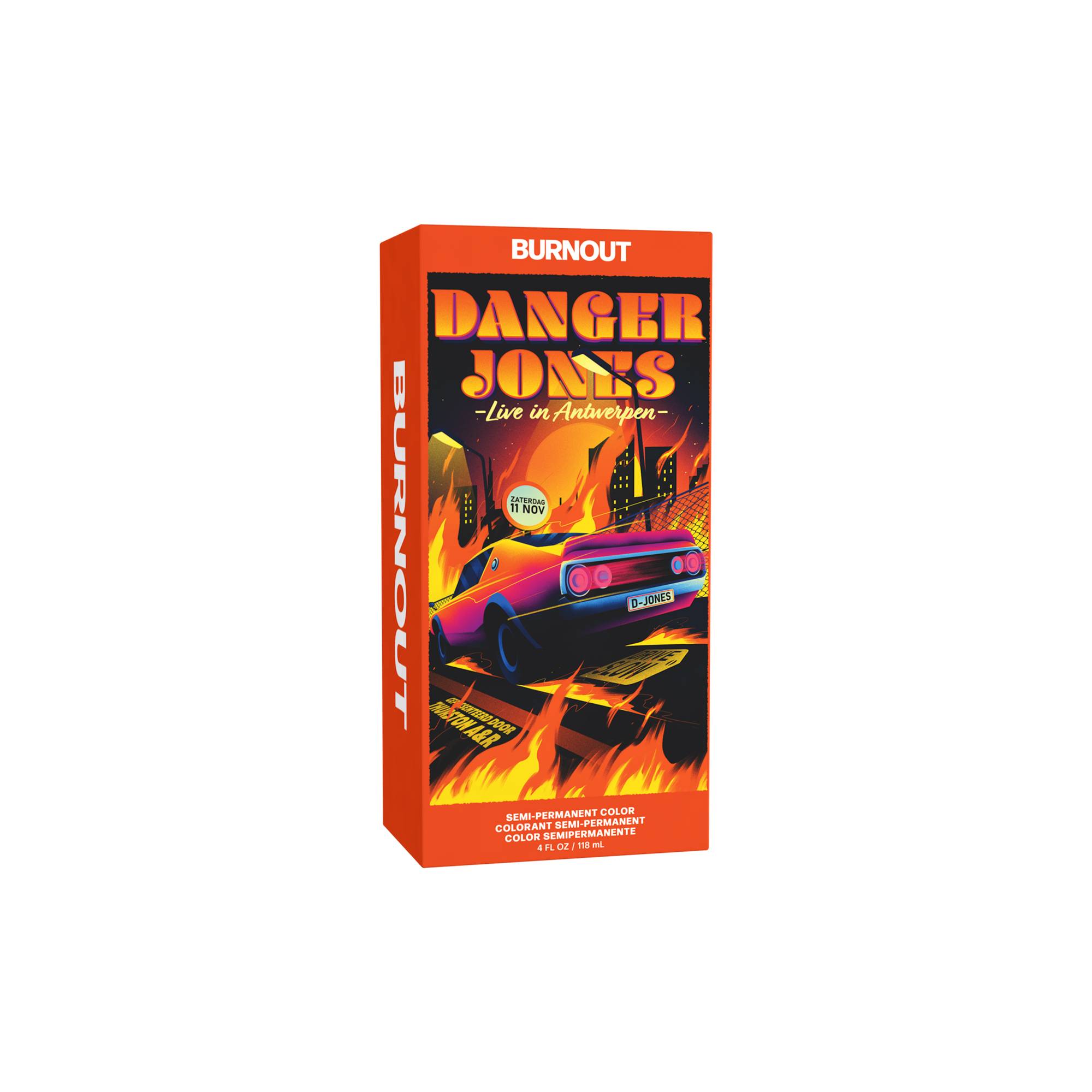 Coloration semi-permanente Burnout - Orange / 118ml