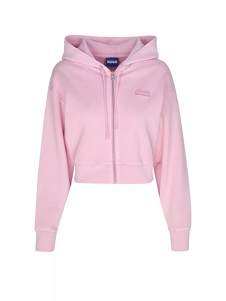 HUGO Sweatjacke DANETI rosa