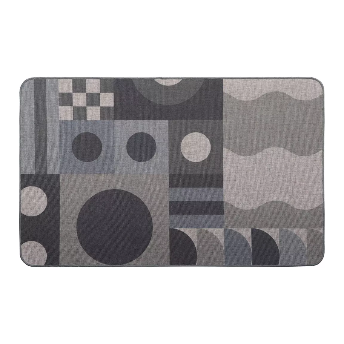 Tapis antidérapant (50 x 80 cm) Geo Gris