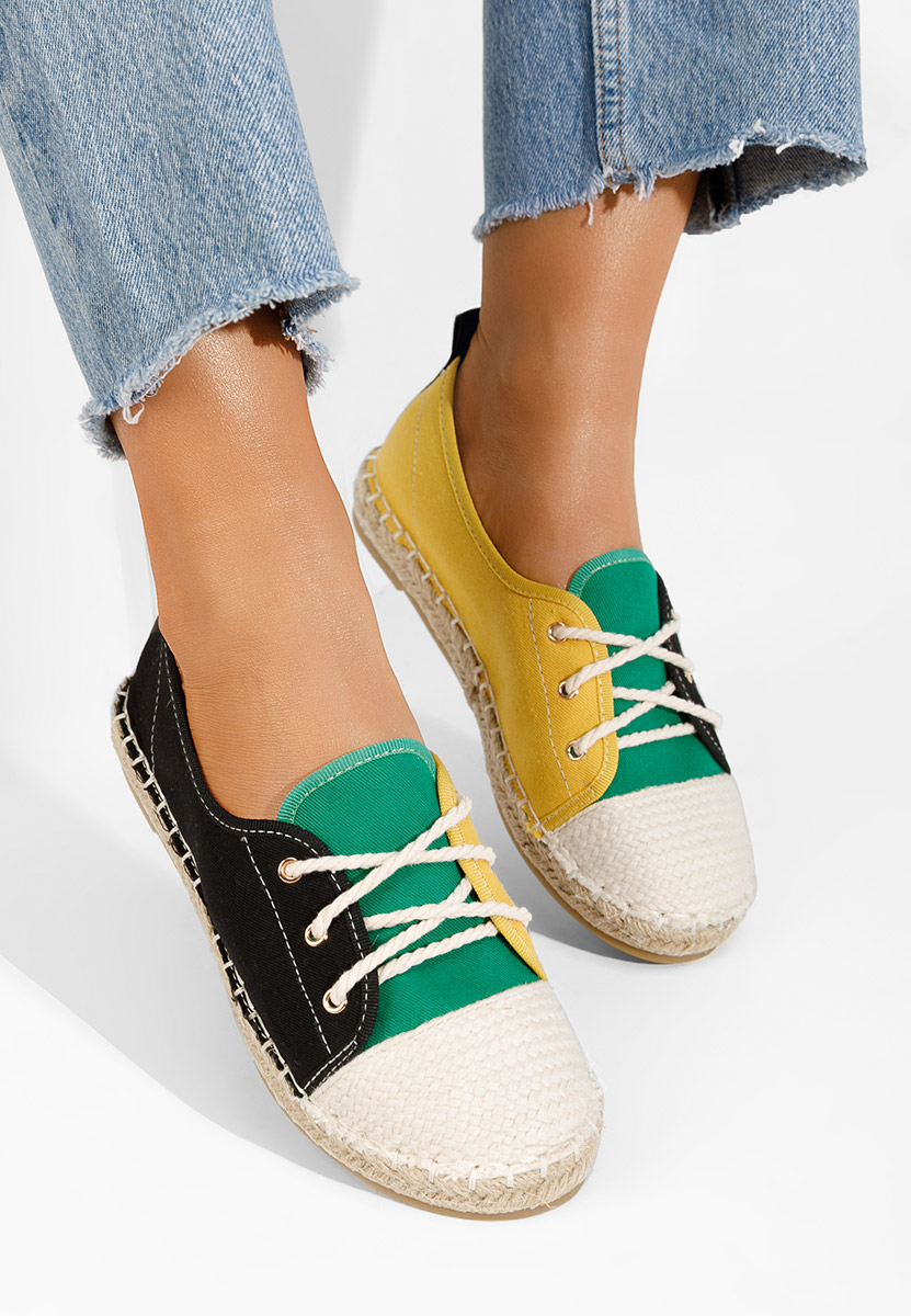 Espadrilles femme noires Doria