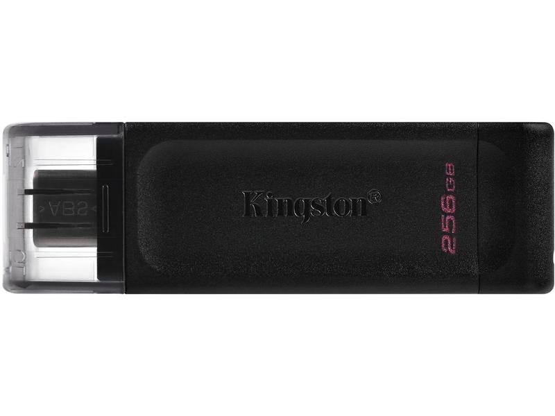 Kingston USB-Stick DataTraveler 70 256 GB USB-Stick mit 256 GB Speicherkapazität und  Lesegeschwindigkeit