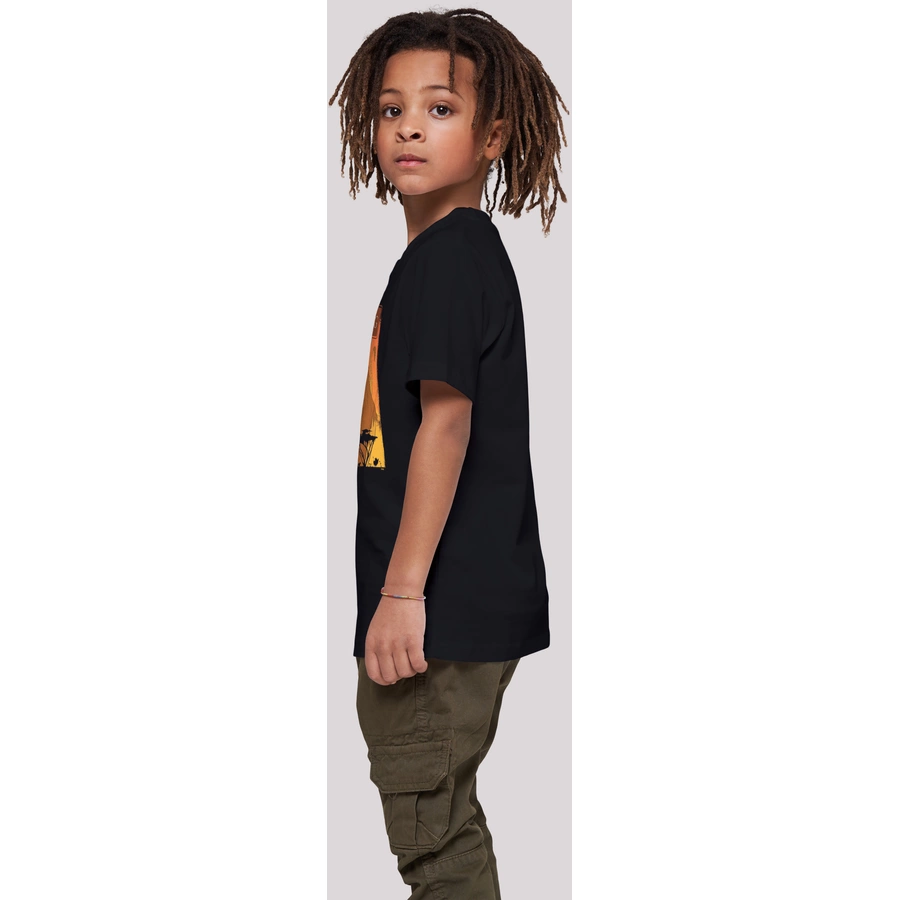 F4NT4STIC T-Shirt  König der Löwen Simba und Mufasa schwarz