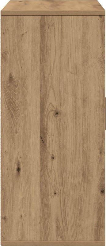 vidaXL - Dressoir - Eikenkleurig - Bewerkt Hout