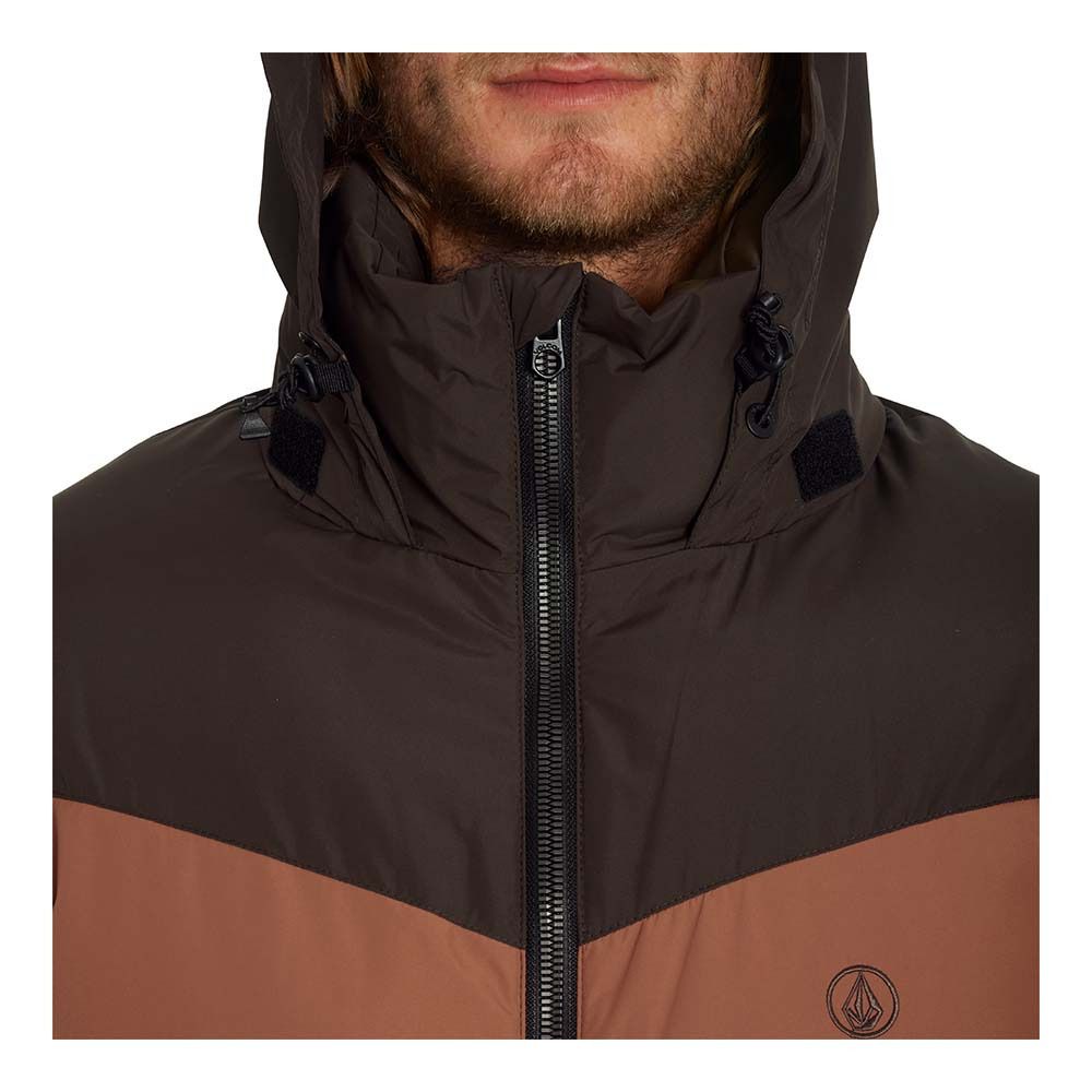 Volcom GOLDSMOOTH - Doudoune Homme mocha