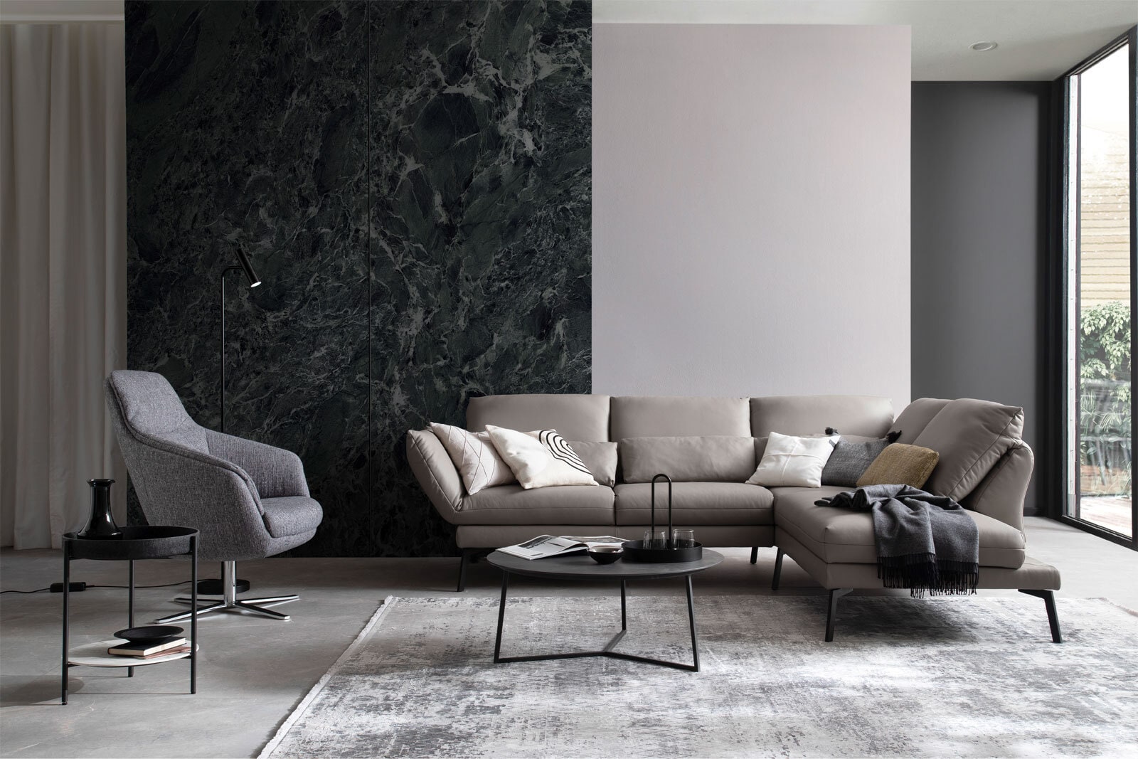 SCHÖNER WOHNEN-Kollektion Teppich VISION 200 x 290 cm anthrazit