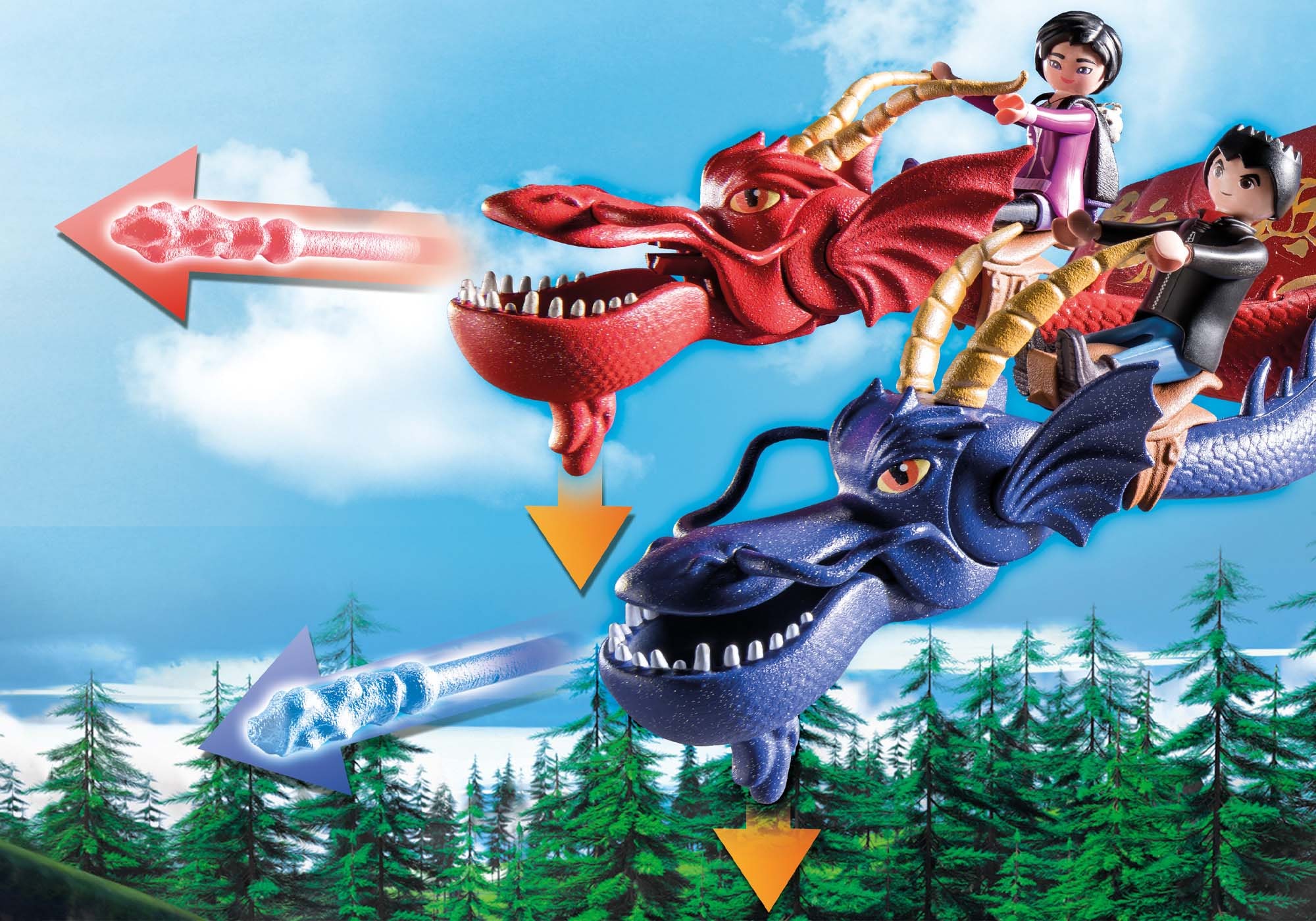 Playmobil® Konstruktions-Spielset »Dragons: The Nine Realms - Wu & Wei mit Jun (71080)« Made in Germany
