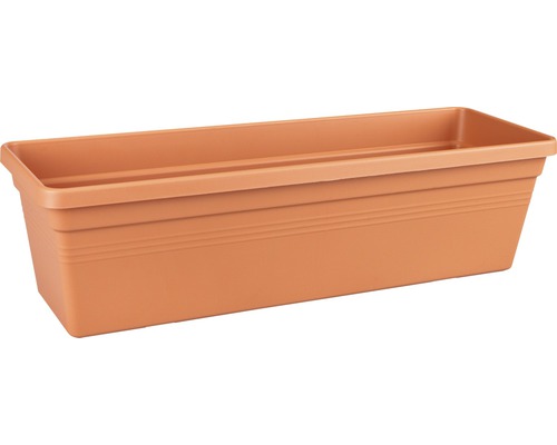 Bloembak elho Green Basic kunststof 50x16x14 cm terracotta