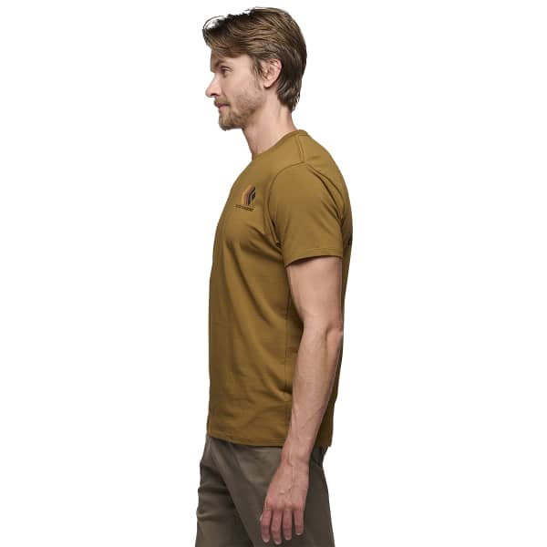 T-shirt escalade BLACK DIAMOND FADED SS TEE DARK CURRY