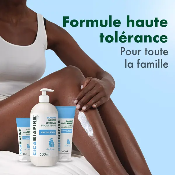 Bálsamo Corporal Hidratante Diário Cicabiafine, Pacote com 2 x 400ml