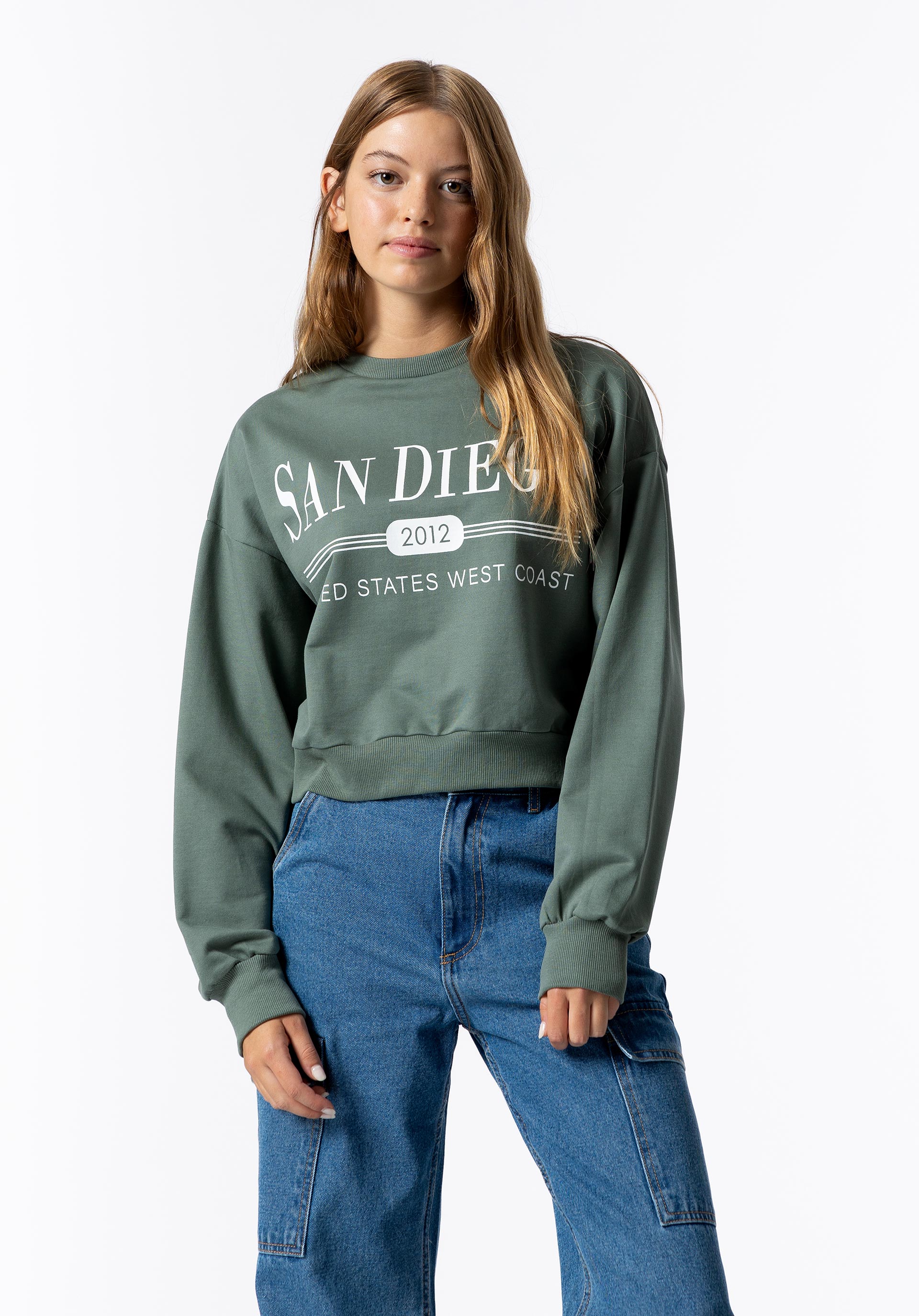 Sweatshirt com Texto