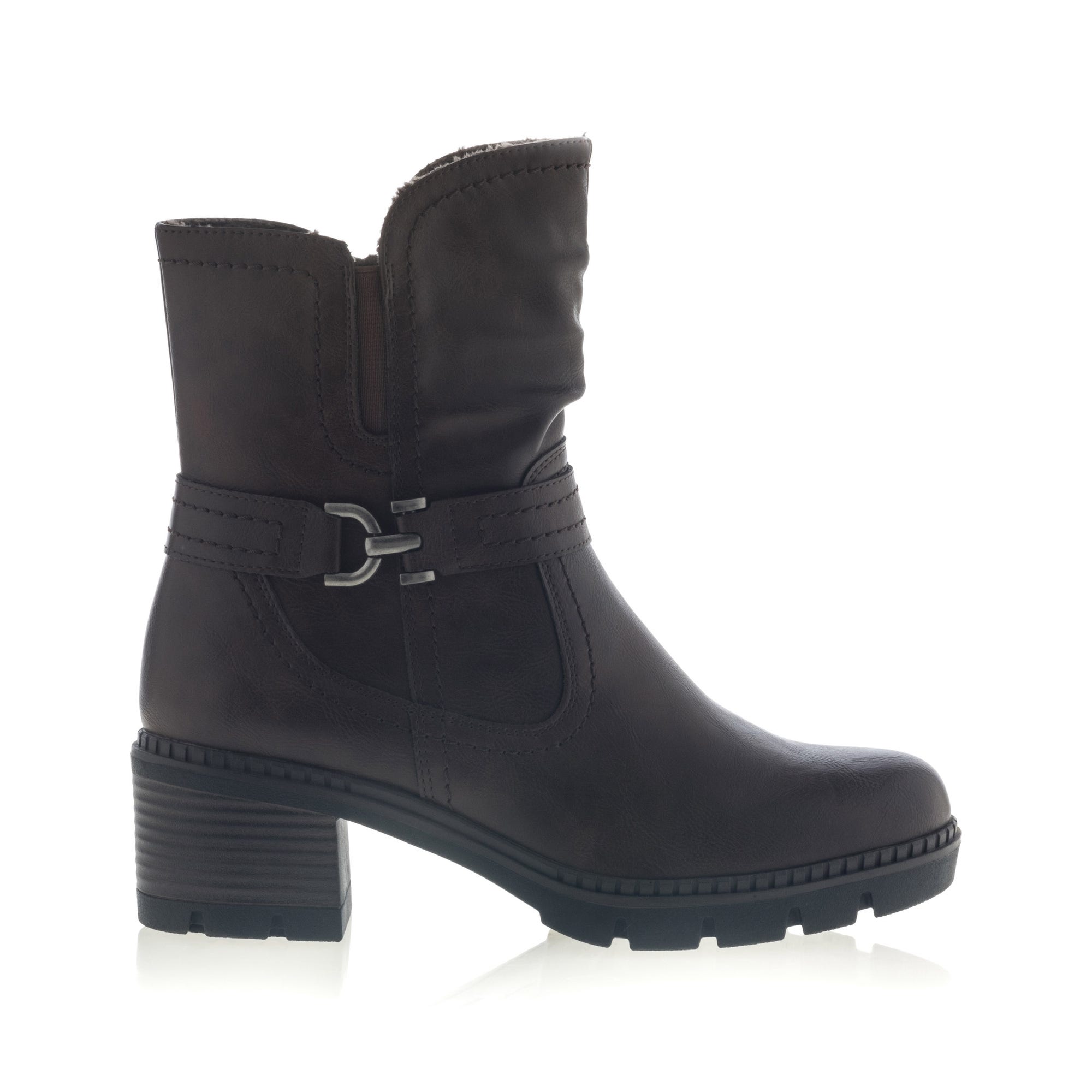 Boots à talon Femme marron