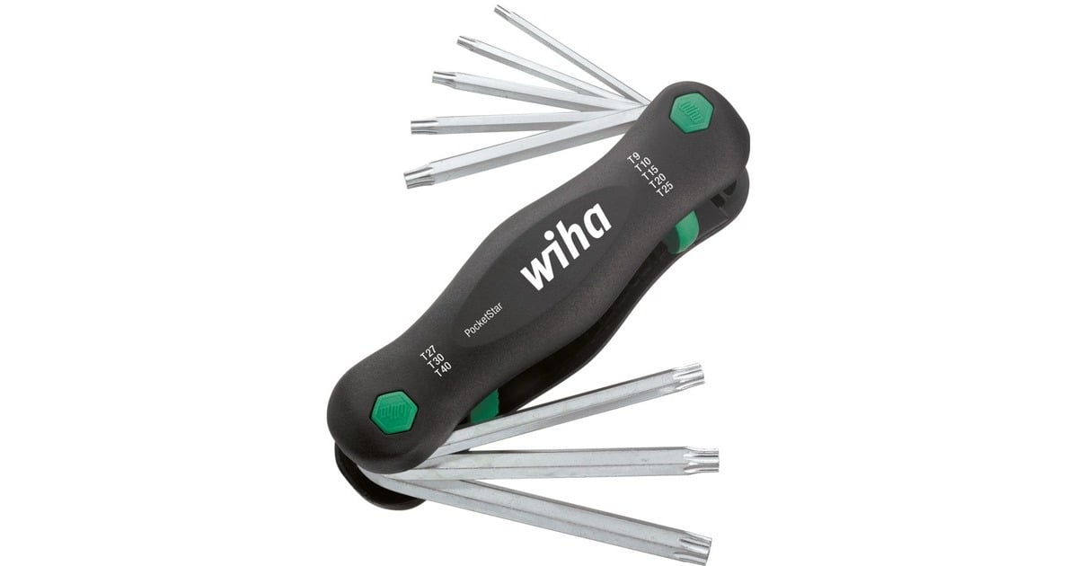 WihaMultitool PocketStar  (Zwart, 8-delig)