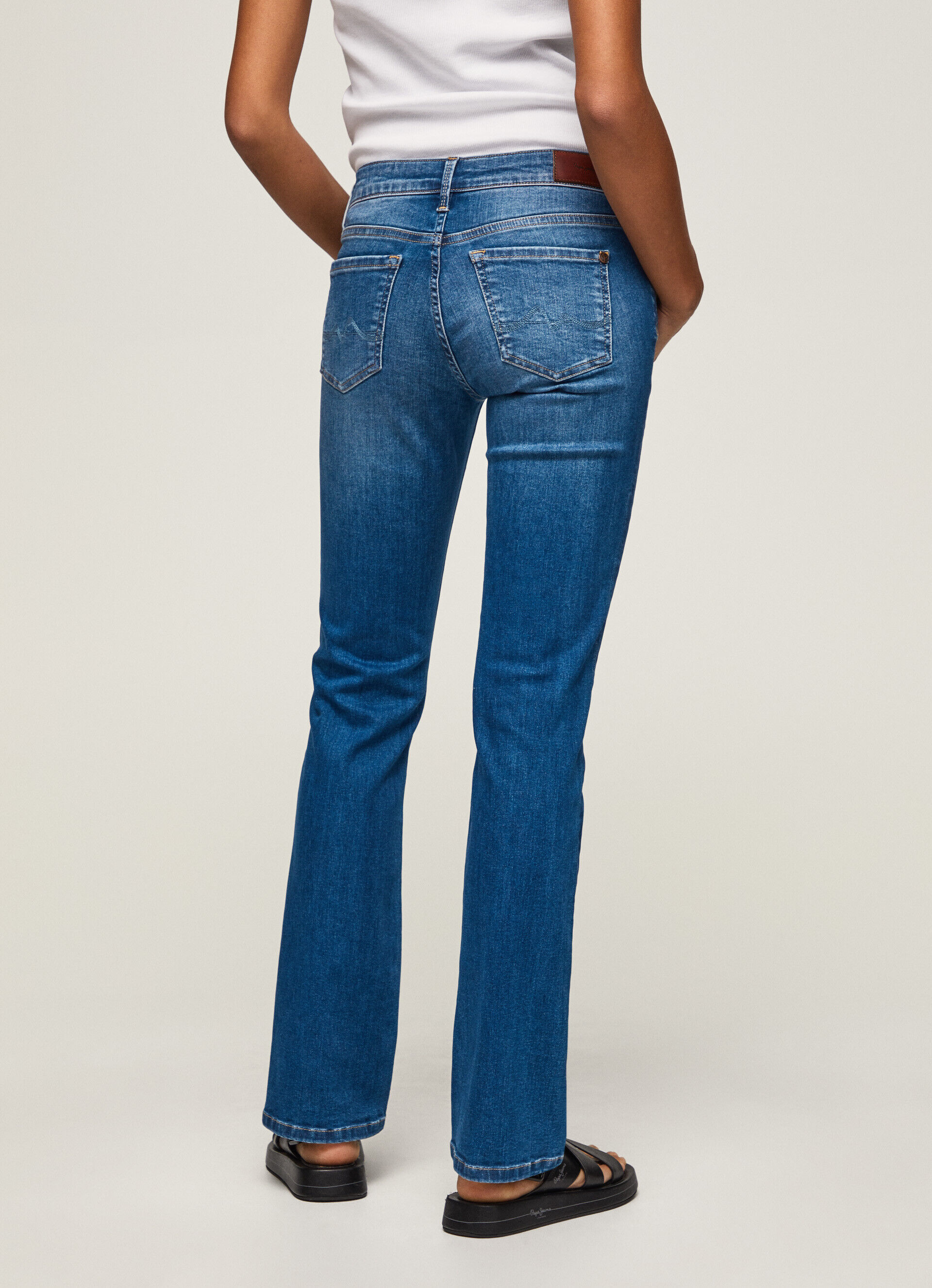 CALÇA JEANS PICCADILLY FIT SLIM COM ELASTANO MÉDIO - jeans